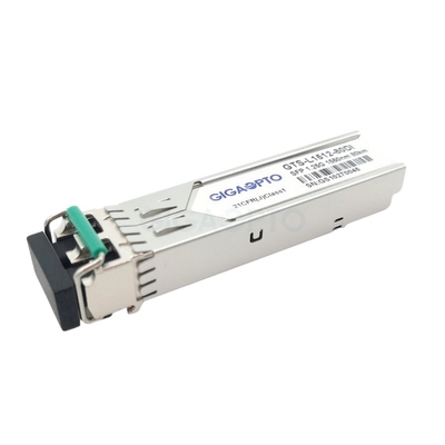 SFP 1550nm ट्रांसीवर 80km SMF सिस्को GLC-ZX-SM-RGD 1250Mbps