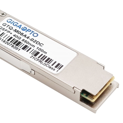सिस्को QSFP-40G-SR4 के लिए MTP / MPO-12 ऑप्टिकल ट्रांसीवर मॉड्यूल 850nm 150m