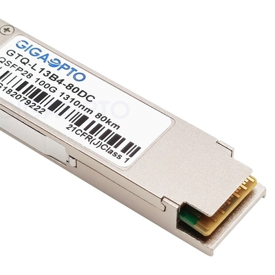 सिस्को QSFP-100G-ZR4-S के लिए 1310nm LAN WDM QSFP28 100GBASE-ZR4 ऑप्टिकल ट्रांसीवर