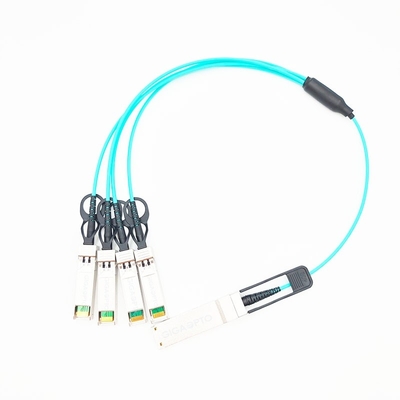 ब्रेकआउट सिस्को QSFP-4X10G-AOC संगत QSFP+ से 4x10G SFP+