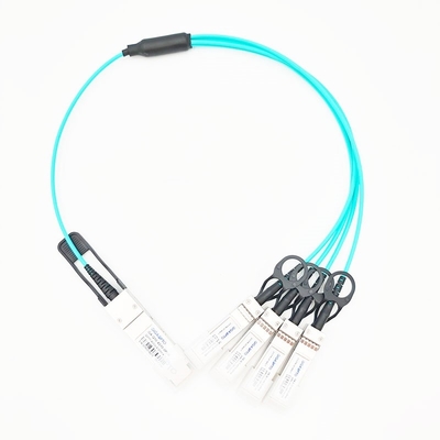 ब्रेकआउट सिस्को QSFP-4X10G-AOC संगत QSFP+ से 4x10G SFP+