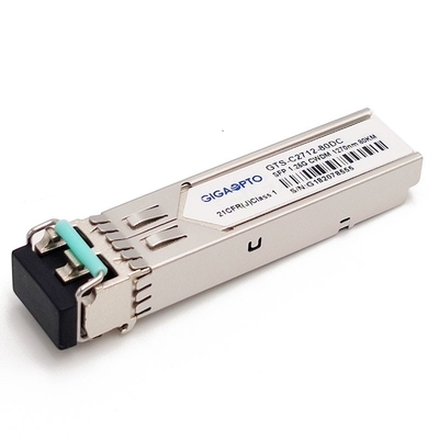 सिस्को CWDM-SFP-xxxx के लिए 1000BASE-CWDM फाइबर ट्रांसीवर 80km SMF