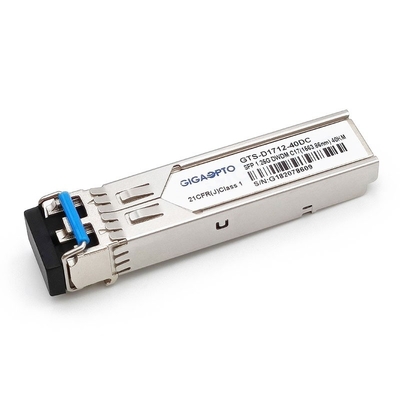 सिस्को DWDM-SFP-xxxx-40 के लिए 100GHz C17-C61 1000BASE-DWDM SFP 40km SMF