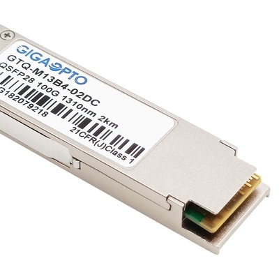 QSFP28-PSM4-100G सिस्को संगत ट्रांसीवर 1310nm मॉड्यूल MTP / MPO-12 SMF 2km