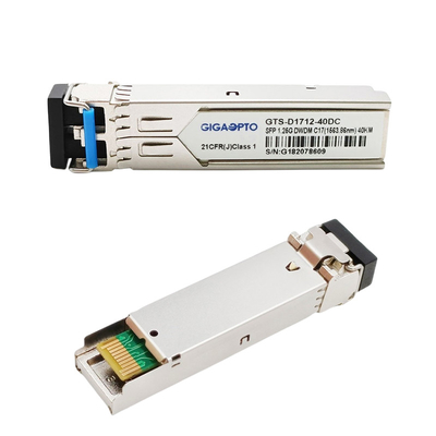 सिस्को DWDM-SFP-xxxx-40 के लिए 100GHz C17-C61 1000BASE-DWDM SFP 40km SMF