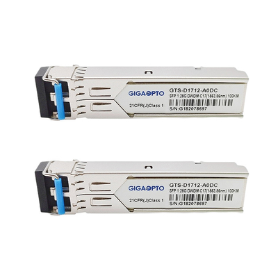 DWDM-SFP सिस्को संगत ट्रांसीवर 100GHz 1G EZX मॉड्यूल 100km SMF