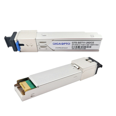 GEPON / FTTx EPON OLT SFP मॉड्यूल 1490nm TX 9dBm PX40 20km SC ट्रांसीवर