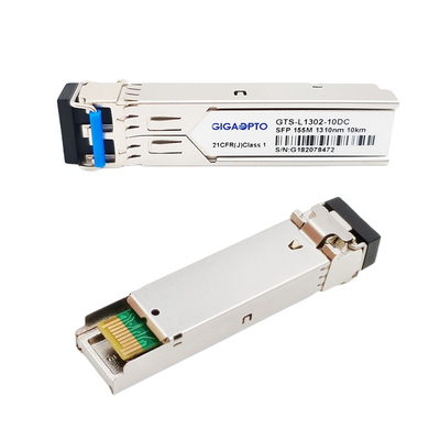 GLC-FE-100LX के लिए 100BASE-LX SFP 1310nm 10km SMF DOM सिस्को गीगाबिट ट्रांसीवर