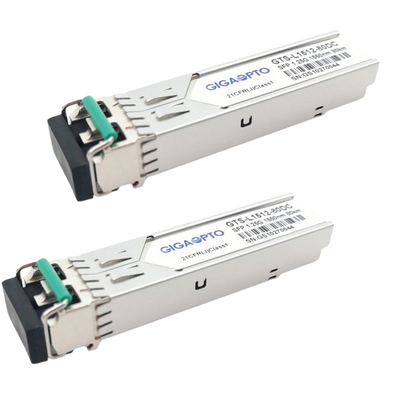 1000BASE-ZX 1.25G 1550nm SFP फाइबर मॉड्यूल SMF सिस्को GLC-ZX-SM के लिए 80 किमी