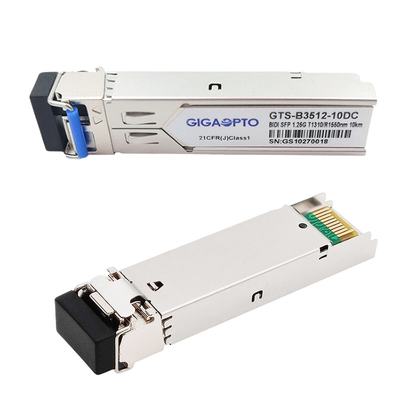 T1310nm / R1550nm Cisco GLC-BX-10U संगत SFP BIDI ट्रांसीवर 10km