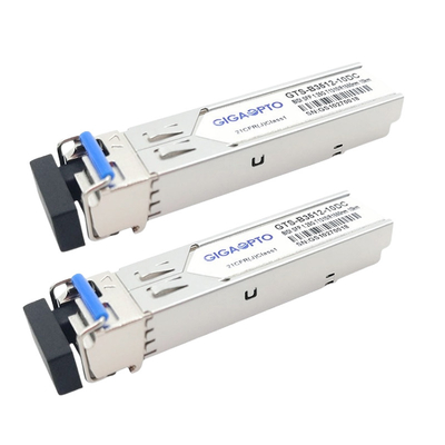 T1310nm / R1550nm Cisco GLC-BX-10U संगत SFP BIDI ट्रांसीवर 10km