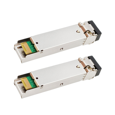 सिस्को GLC-BX40-U के लिए 1.25G TX1310nm RX1550nm BIDI SFP ट्रांसीवर 40km SMF LC DOM