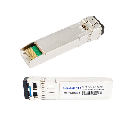 DS-SFP-FC32G-LW के लिए 1310nm सिस्को फाइबर चैनल ट्रांसीवर 32G SFP28 10km