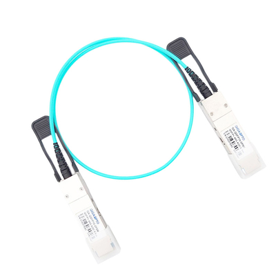 40Gbps QSFP से QSFP सिस्को QSFP-H40G-AOC के लिए ऑप्टिकल केबल असेंबली संलग्न करें