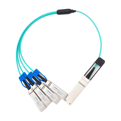 सिस्को QSFP-4SFP25G-AOC के लिए 100G QSFP28 से 4x25G SFP28 सक्रिय ऑप्टिकल केबल AOC