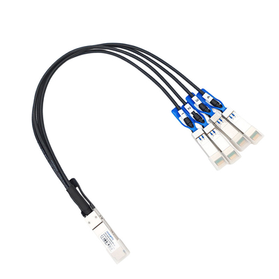 सिस्को QSFP-4SFP25G-CU के लिए 100G QSFP28 से 4x25G SFP28 डायरेक्ट अटैच कॉपर केबल