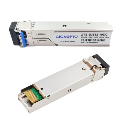 HP SFP-1G-BXD-10 के लिए 1000BASE WDM BIDI T1310nm R1550nm ट्रांसीवर 10 किमी मॉड्यूल