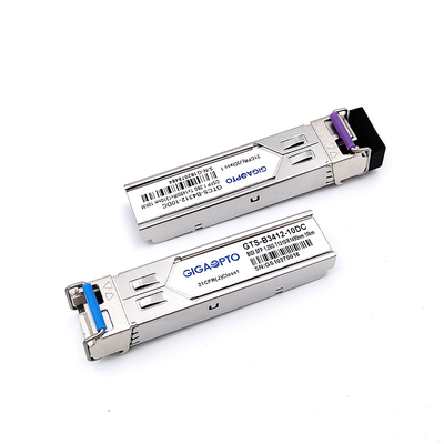 3.3V 1.25G एलसी कनेक्टर के साथ एसएफपी ट्रांससीवर