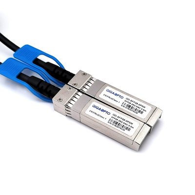 100ω पीवीसी जैकेट प्रत्यक्ष संलग्न तांबा केबल Sfp+ 0.5 मीटर