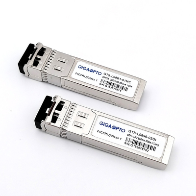 3 वर्ष SFP+ ऑप्टिकल ट्रांससीवर VCSEL/FP/DFB/EML 850nm/1310nm/1550nm