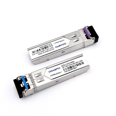 नेटवर्क के लिए 1310nm SFP ऑप्टिकल ट्रांससीवर हाई स्पीड डेटा ट्रांसमिशन