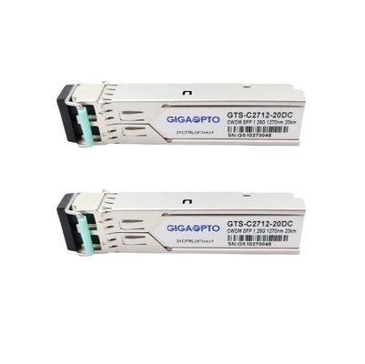 CWDM 1.5W SFP ट्रांससीवर और उपभोग के लिए