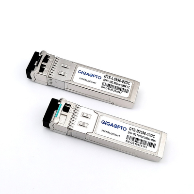 10G डीडीएम/डीओएम सिस्को संगत ट्रांससीवर 850nm/1310nm/1550nm तरंग दैर्ध्य